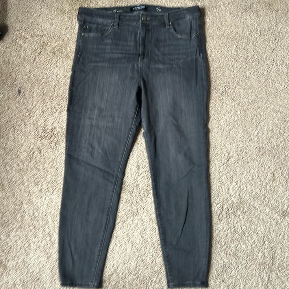Liverpool High-Rise Ankle Vintage Black Wash 16/33